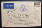 1941 Australia Army Post Office Censored OAS Airmail cover to Perth — photo 1