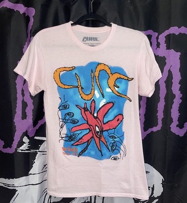 The Cure Wish Tour 1992 shirt small boyfriend fit pink Hot Topic