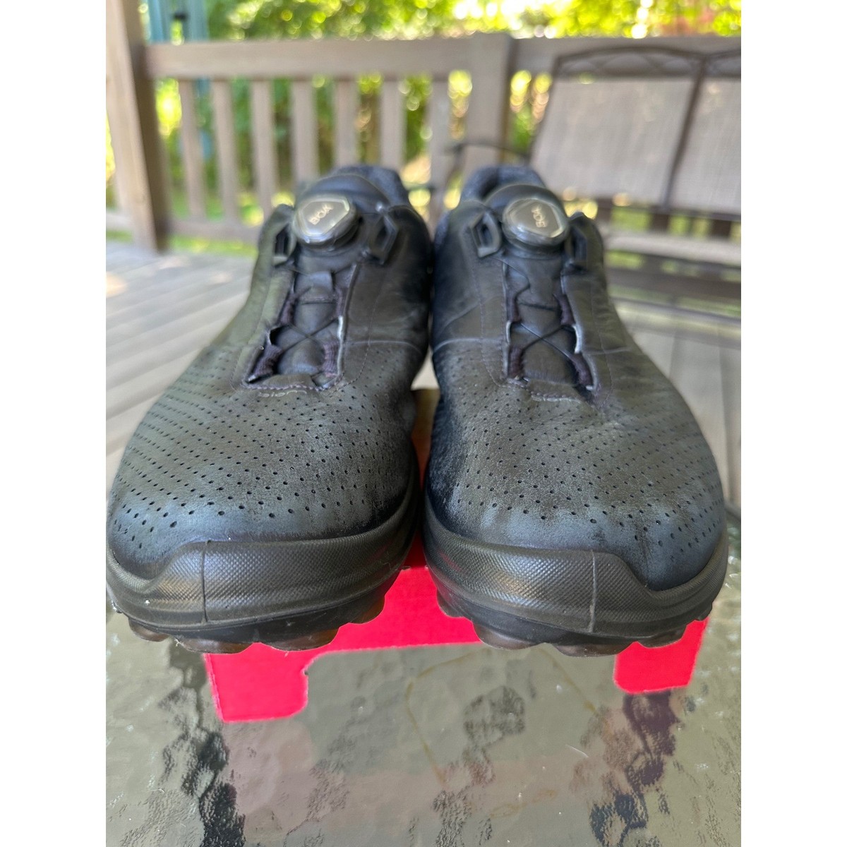 ECCO Biom BOA‎ Spikeless GORE-TEX Men\'s Golf Shoes Size 13 EW Black Leather ECCO Biom BOA Spikeless GORE-TEX Men main image 2