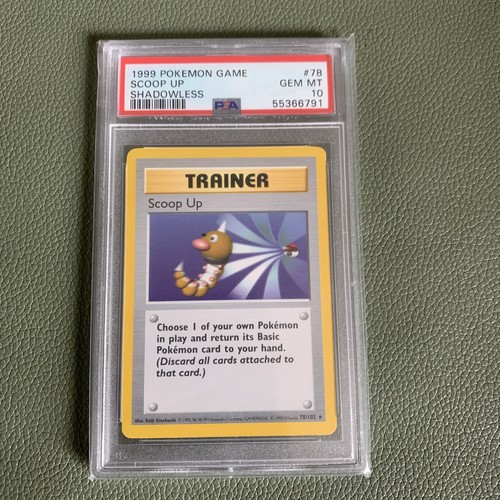 Scoop Up (Shadowless) graded PSA 10 for sale on eBay