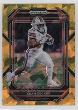 2023 Panini Prizm Draft Picks Gold Ice Prizm Sean Tucker #121 19bg