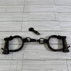 Iron Hand Cuffs w/Key,  Old Vintage 1800s Style Handcuffs, Heavy Duty Shackles