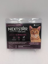 Nexstar Flea  Tick Topical for Cats over 3.5 lbs Fast Acting 3 Month Supply 109