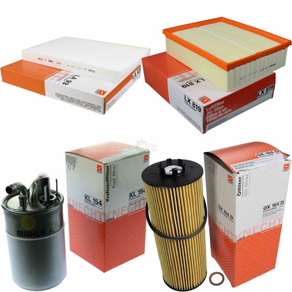 Mahle Kraftstofffilter KL 154 Innenraum LA 93 Luftfilter LX 819 ÖLfilter OX 164D-image