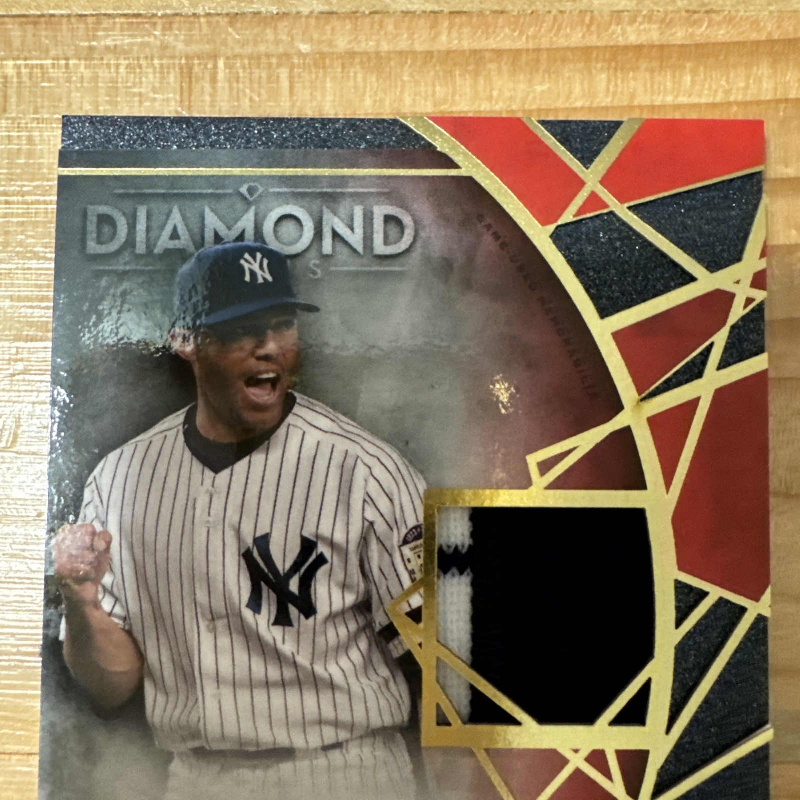 2022 Topps Diamond Icons Mariano Rivera Game Used Patch Auto Red /5 view 4