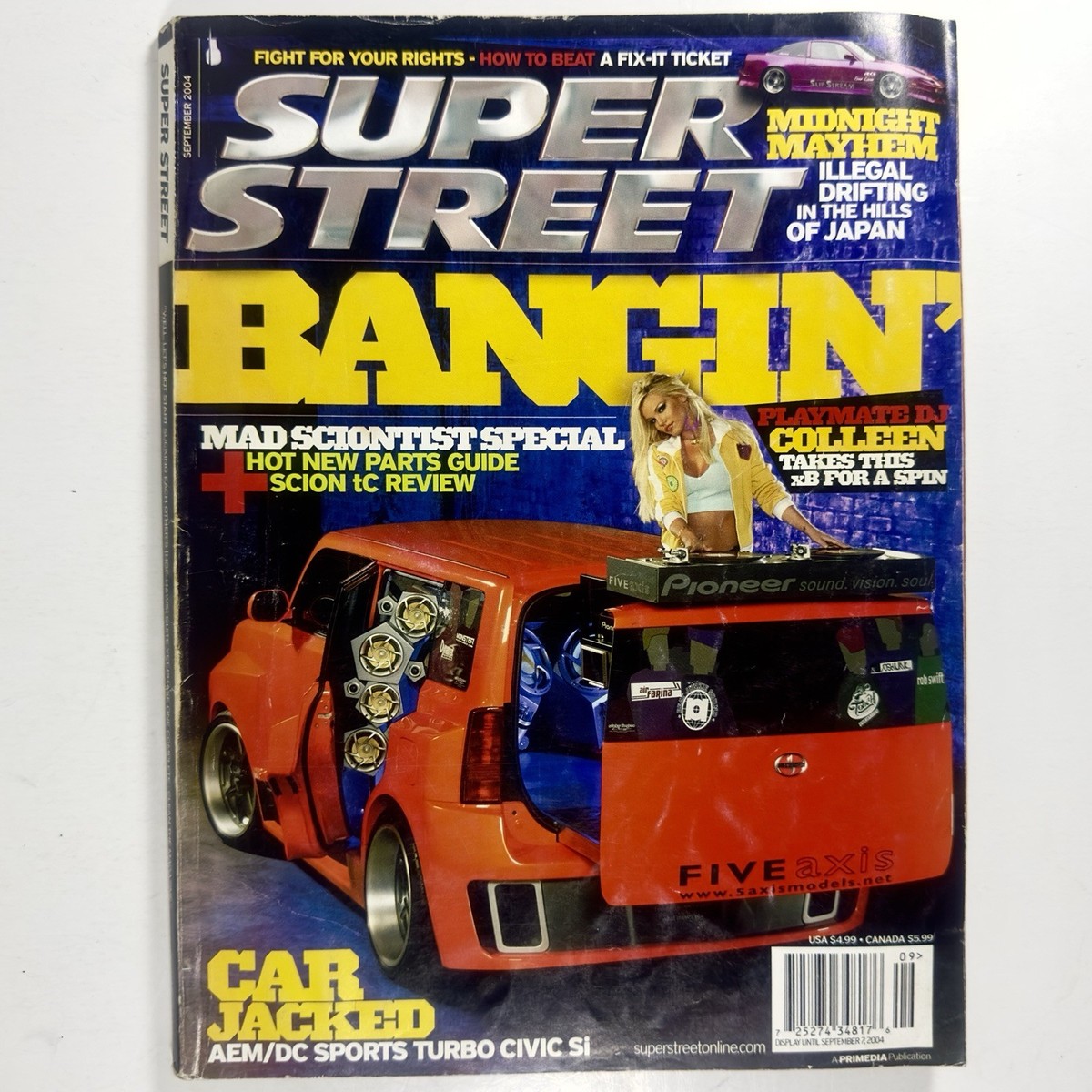 Super Street Magazine 9/2004 September 2004 Scion tC Silvia S14