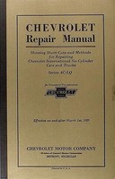 Beste Werkstatt-Handbuch 1929 Chevrolet Auto & Lkw Reparatur Service Buch