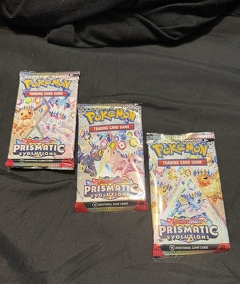 Pokemon Prismatic Evolutions Booster Pack / Random Art/ Sealed