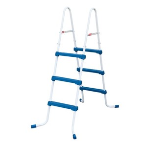 Summer Waves 36 Inch SureStep 3 Step Outdoor Above Ground Pool Ladder (Used)