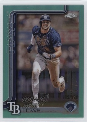 2025 Topps Chrome Aqua Refractor 135/199 Josh Lowe #111 1p01
