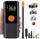 Portable Tire Inflator Air Compressor 150 PSI Digital Gauge USB Rechargeable Car