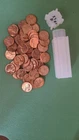 Roll 1957 D Uncirculated Wheat Cents Shiny Red