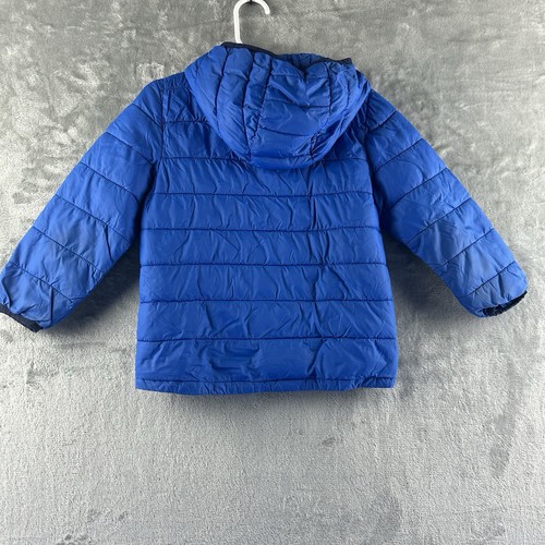 Baby Gap Puffer Jacket Boy’s 4 Blue Full Zip - Picture 8 of 8