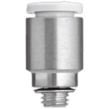 2pc SMC CORPORATION KQ2S06-M5A Pneumatic Straight Threaded-to-Tube Adapter,