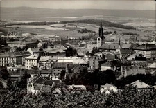 RPPC Pribram Czech Republic view vintage postcard s988