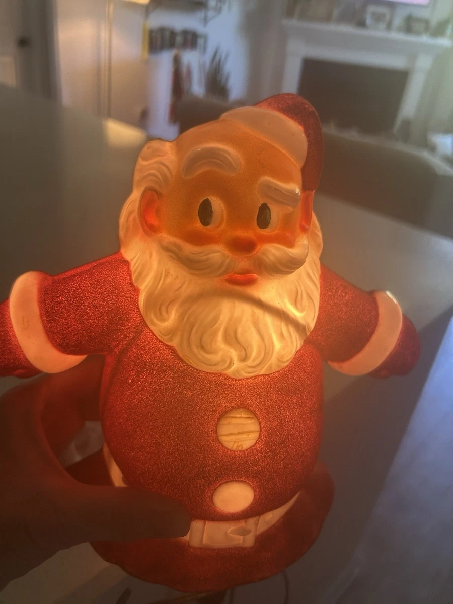 ハニー社　サンタクロースランプ　ヴィンテージ Vintage Glolite Indiana Christmas Tree Toppers (1946-1990) for