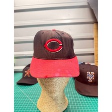 Vintage New Era 59FIFTY Cincinnati Reds Hat Diamond Collection 6 7/8 USA Made