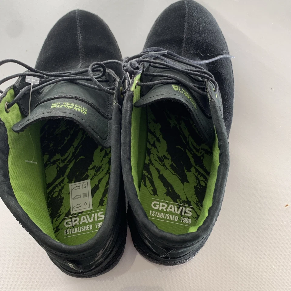 Gravis Slymz Wax shoes Size 10 Nomad Black GT - Image 3 of 4