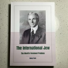 4 Volume The International Jew The World's Foremost Problem Large Henry Ford new