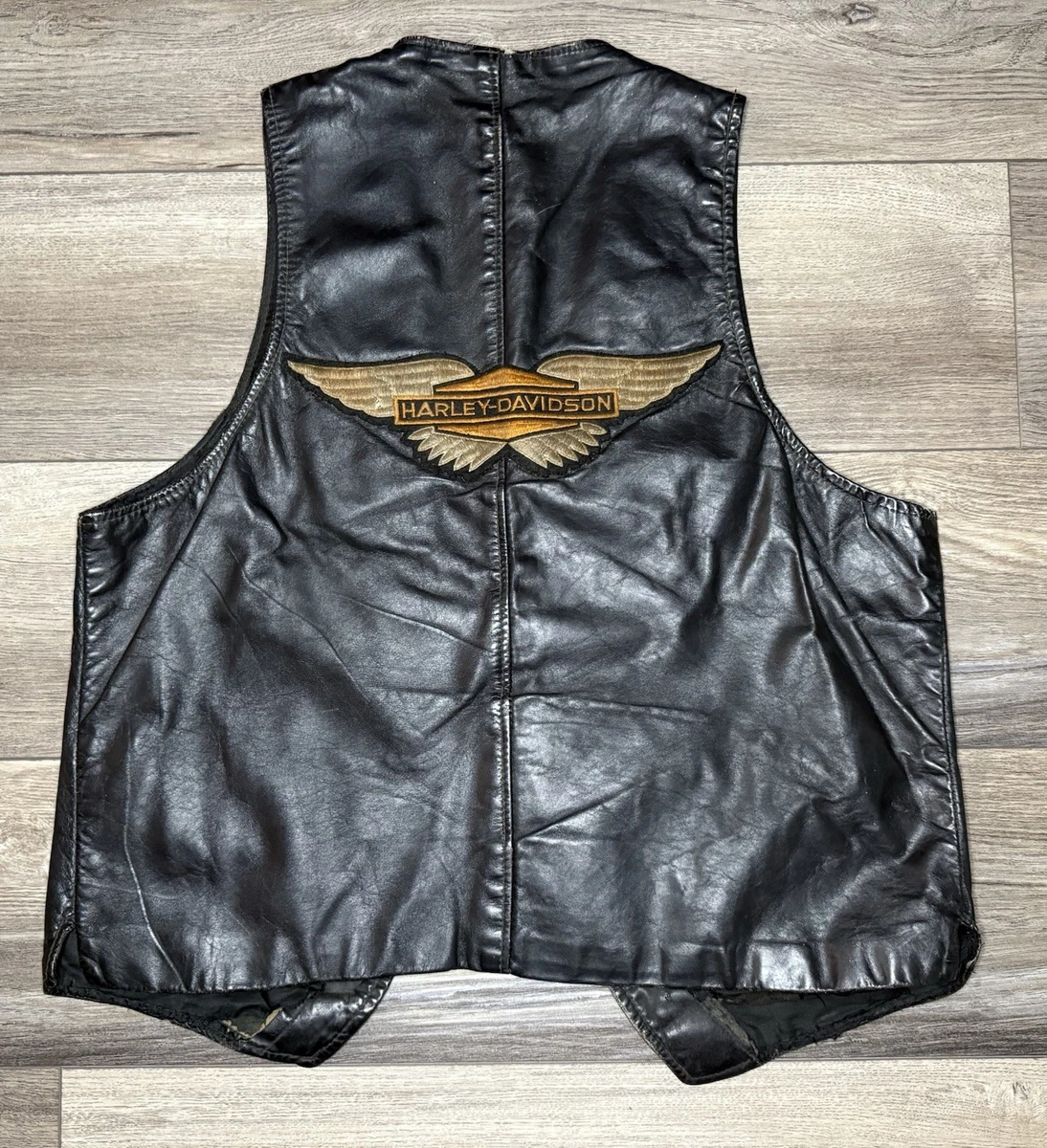 トップス Schott PATCH POCKET LEATHER VEST XL トップス Schott PATCH POCKET LEATHER VEST XL Men's Genuine Pebbled