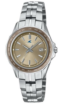 Casio Oceanus Manta OCW-S40-5AJF Titanium Solar Radio Watch Women Japan