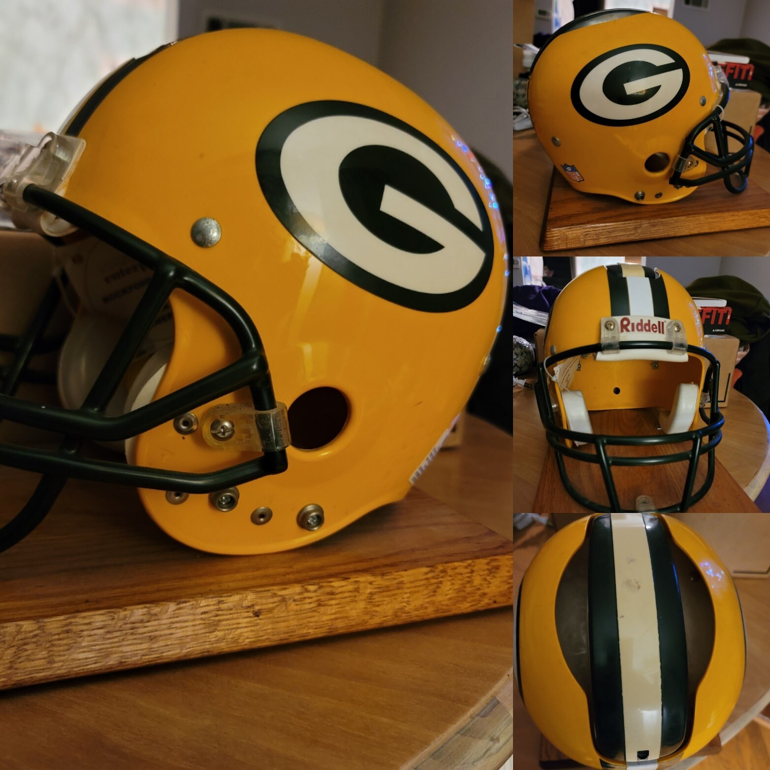 Nardi Enterprises NFL Football Green Bay Packers Helmet Phone Telephone