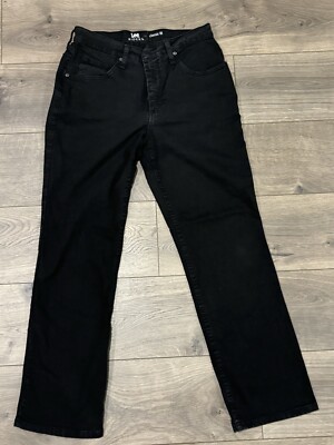 Riders By Lee Classic Fit Midrise Straight leg Size 12P Jean Black