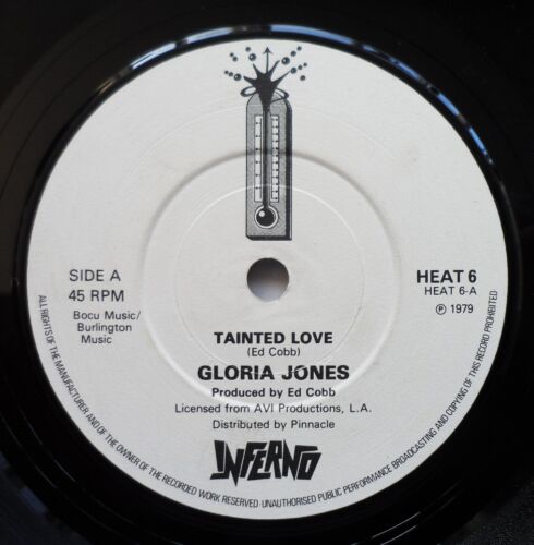 GLORIA JONES / SANDY WYNNS - TAINTED LOVE / A TOUCH OF VENUS 7" SINGLE *VG* - Imagen 3 de 4