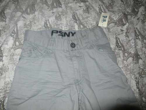 nwt aeropostale gray flat front cut off shorts boys 5 free ship USA - Picture 2 of 3