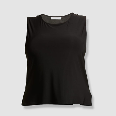 $121 Caroline Rose Women's Essential Jersey Tank Top Plus Size 1X