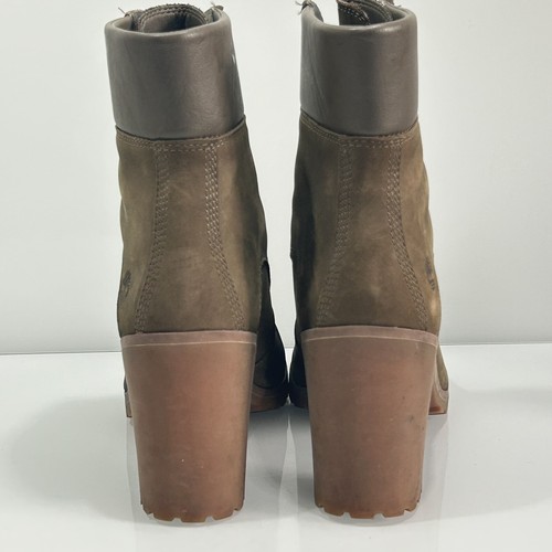 TIMBERLAND Talla 6 Allington 6 Pulgadas Botas de Tacón Alto con Cordones para Mujer Oliva Nubuck - Imagen 8 de 13