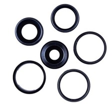 Glass Camera Lens with Bezel Set Back 4 Parts for iPhone 14 Pro 14 Pro Max Gold