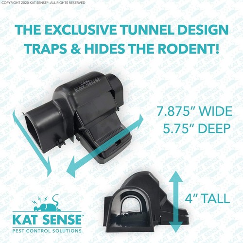 Mouse Traps, No Accidental Triggering with Tunneled Design, Quick Humane Kill - Picture 5 of 9