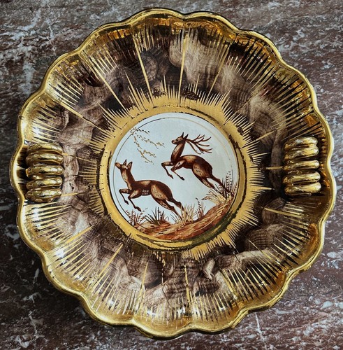 Hubert Bequet 1960 Belgium Hand Painted-Decorated Ceramic Bowls - Bild 1 von 8