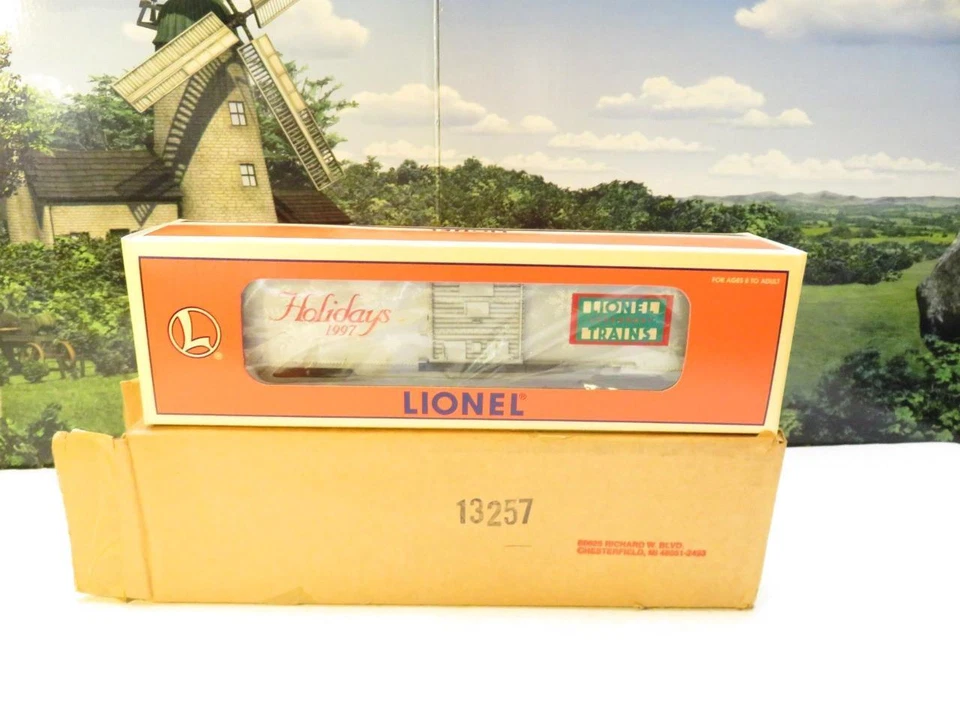 LIONEL CHRISTMAS 16776- HOLIDAY RAILSOUNDS BOXCAR - 0/027- NEW- BOXED- S28 - Image 4 of 4
