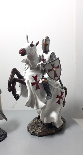 The Knights Templar 5x Figurine Collection Created by Golden Future Studio Malta - Bild 6 von 24