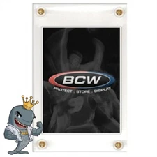 BCW 4-Screw Card Holder Recessed For Standard Card FREE SHIP