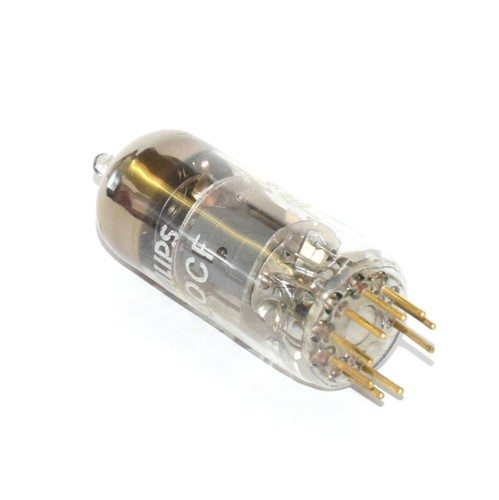 E80CF PHILIPS SQ TRIODE-PENTODE UNIVERSAL VACUUM TUBE GOLD-PLATED PINS = 7643 - Picture 3 of 4