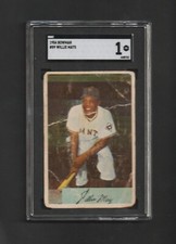 1954 Bowman WILLIE MAYS #89 ~  SGC 1 ~~ Early Card ~~ LOOK