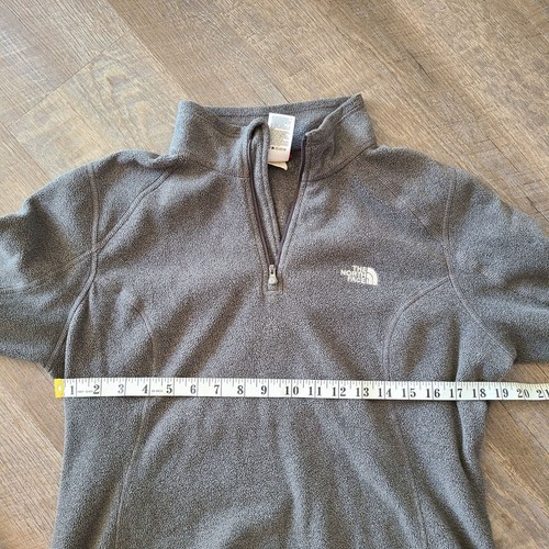 The North Face US Damen Gr. L Quarter Zip Pullover Fleecepullover grau *defekt* - Bild 11 von 11