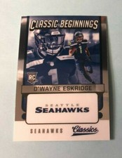 2021 Panini Classics CLASSIC BEGINNINGS - D'WAYNE ESKRIDGE Seahawks ROOKIE RC