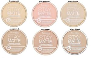 Rimmel Stay Matte Powder Colour Chart