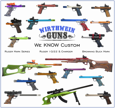 VOLQUARTSEN Accurizing Kit Ruger Mark 1 2 3, 22/45 LITE Black Trigger