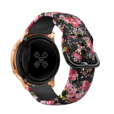 20mm Watch Strap for Samsung Galaxy Watch 4 40 44mm Classic 42 46 Silicone Band