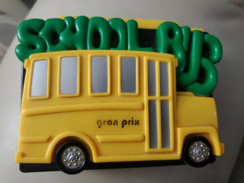 Rare Vintage Gran Prix School Bus Cassette Player Y0024 HTF TESTED WORKS RARE