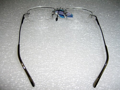 GAFAS DE LECTURA BIFOCALES SEMI SIN MONTURA MARCO DE METAL SURTIDO POTENCIA BISAGRAS DE RESORTE - Imagen 2 de 3
