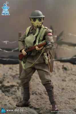 1/6 12インチ HOTTOYS BRITISH ARMY New DID XB80028 1/12 WWI British Infantry 6