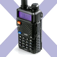 UV-5X3 5 Watt Tri-Band Radio : VHF, 1.25M, UHF, Amateur (Ham), Dual Band Antenna