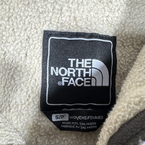 The North Face Women’s Denali Jacket Small Zip Up Fleece Colorblock Maroon Hood - Picture 3 of 12