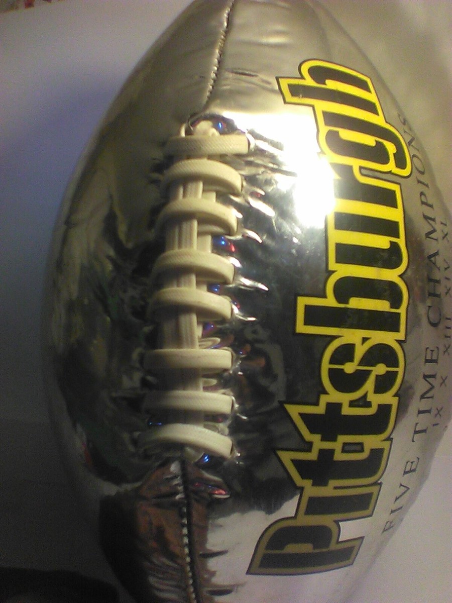 USA製 Pittsburgh Football 5 Time Champs Steelers footbal Silver Five time Champions | eBay